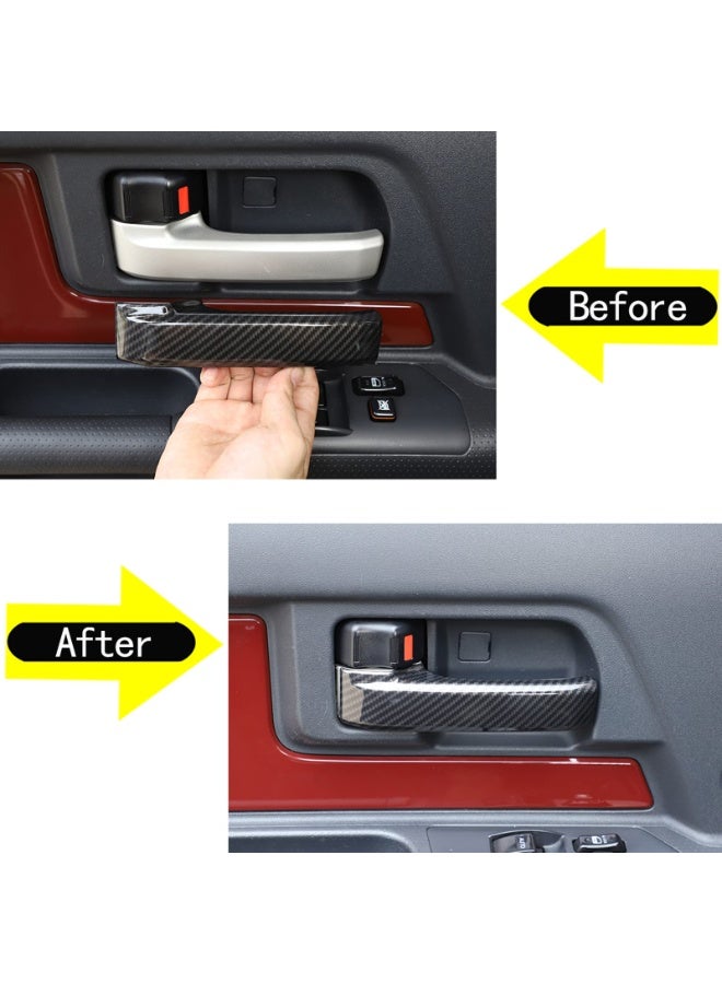 Door Handle Protective Trim Cover Compatible with Toyot@ FJ Cruiser 2007-2021 2Pcs Car Inner Door Handles Cover Interior Door Handles Protector Trim Decorate Covers ABS Interior Accessories - Image 5